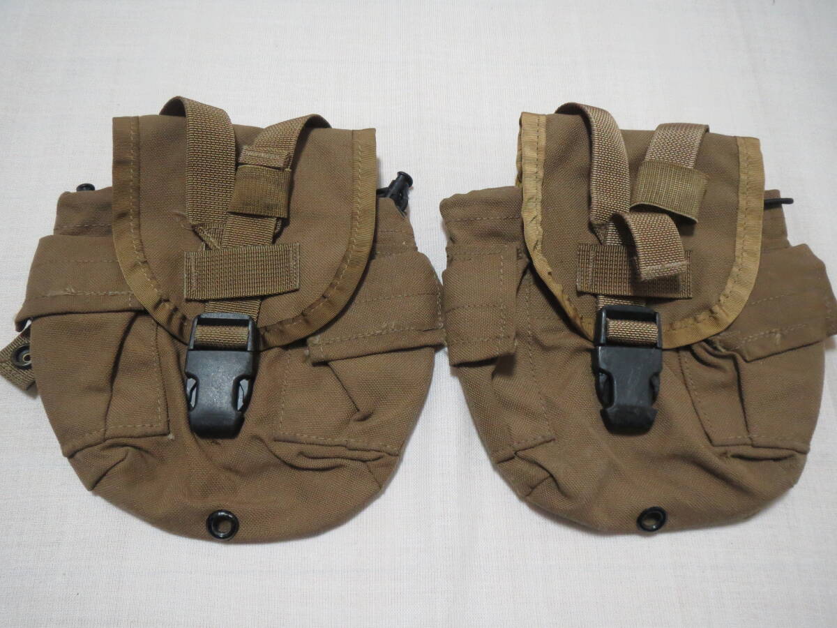 実物 アメリカ海兵隊 USMC US.MARINE キャンティーンポーチ 水筒カバー イラク アフガニスタン 青タグ 初期タイプ NO5拍卖