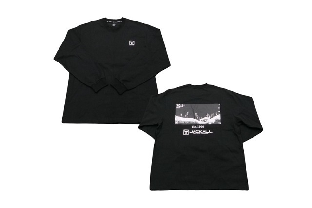 ジャッカル★グラフィックロングスリーブT★#ブラック★XLサイズ拍卖