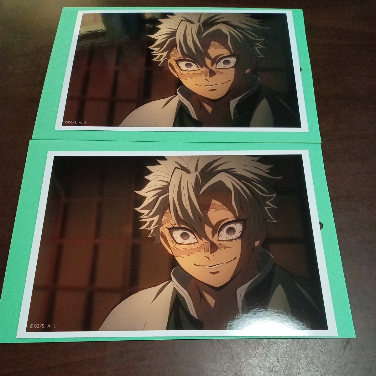 ufotable cafe 鬼滅の刃 ワールドツアー コラボレーション カフェ 後期 第三弾 ビッグブロマイド 不死川 実弥拍卖