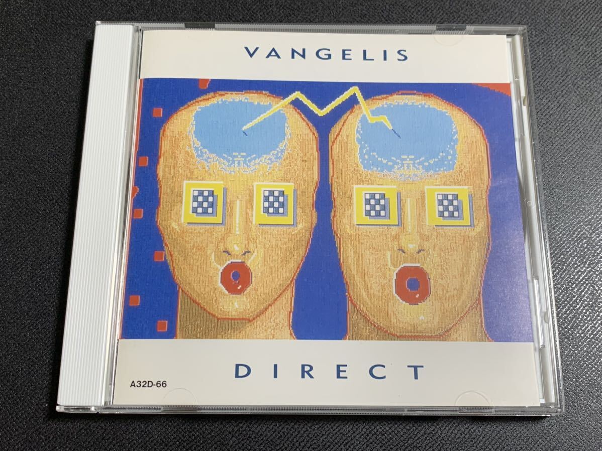 ⑦/美品国内盤CD/ VANGELIS(ヴァンゲリス) 『DIRECT(ダイレクト)』/ 東京ディズニーランドのトゥモローランドBGM『エルスホエア』収録拍卖