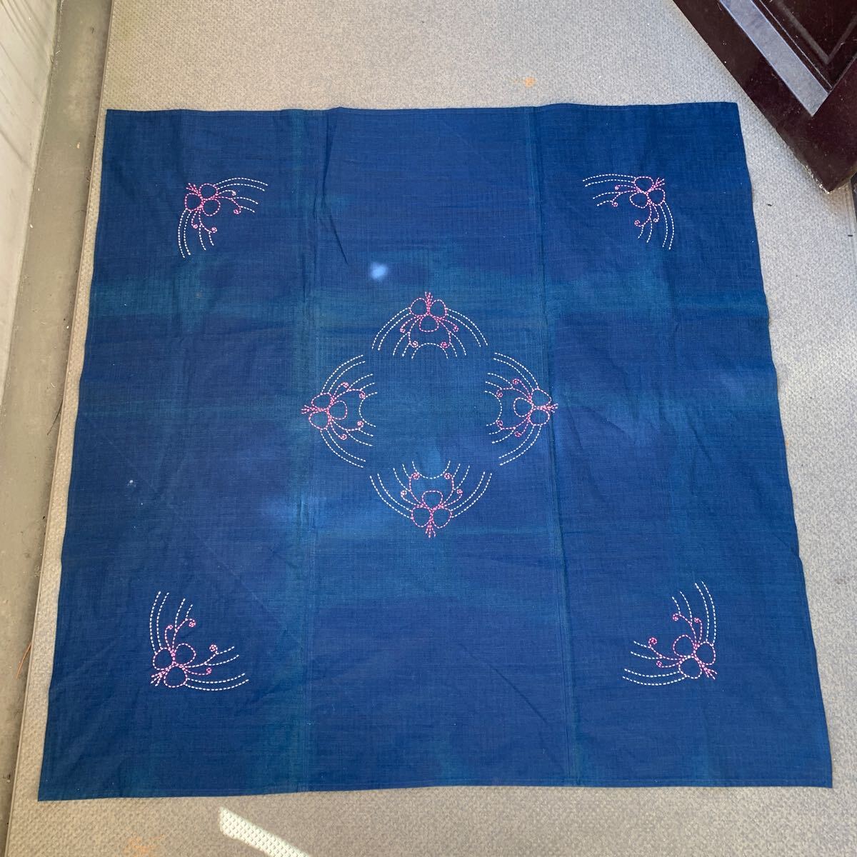 手作り みづま刺子 古布 布 刺し子 久留米絣 かすり カスリ (25)拍卖