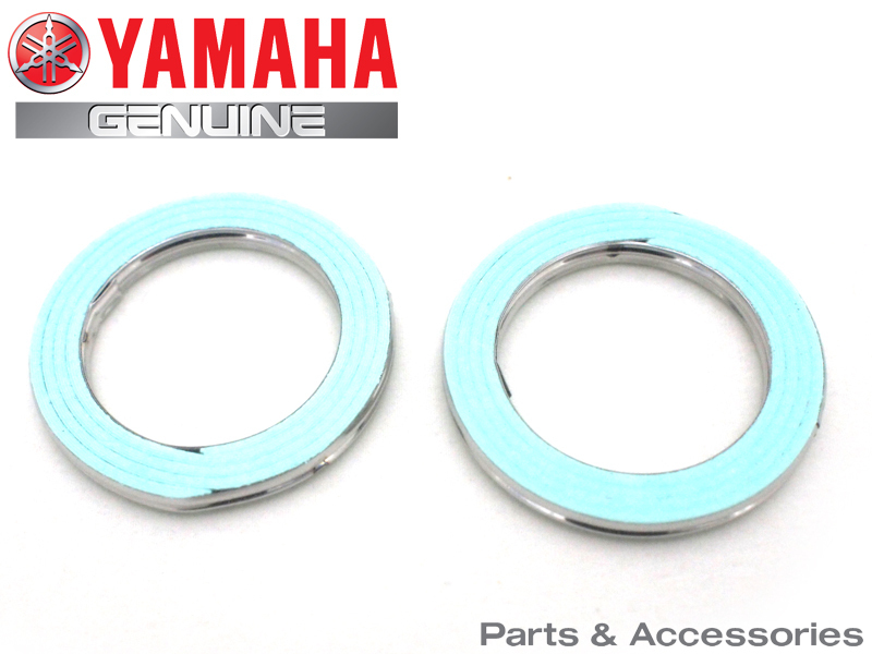格安発送★ヤマハ 純正新品 RZ250 RZ350 マフラー チャンバー ガスケット エキゾースト エキパイ 4L3 4L0拍卖