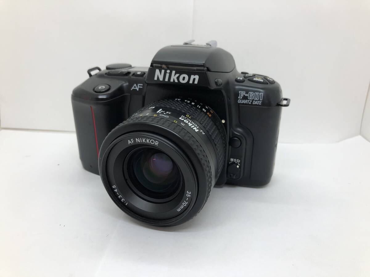 ニコン Nikon★AF F-601 NIKKOR レンズ 1:3.3-4.5 35-70mm + フィルムカメラ拍卖