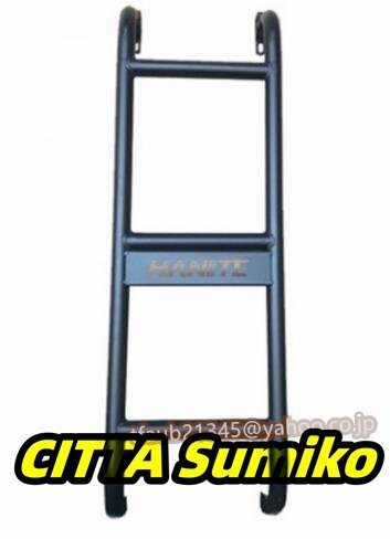 車中泊 便利グッズ ハシゴ はしご リアラダー 梯子 パーツ ドレスアップ 外装 ワゴン車用 軽バン用 マンガン合金製拍卖