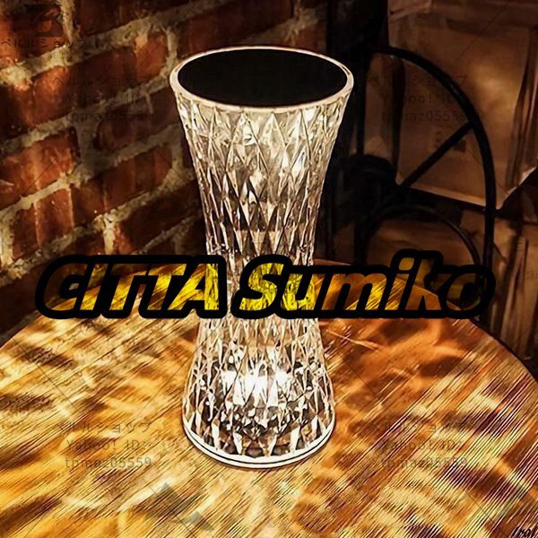 ランプ ライト クリスタル インテリア スタンドライト サイドランプ ベッドサイドランプ おしゃれ スタンド 間接照明 ナイトライト拍卖