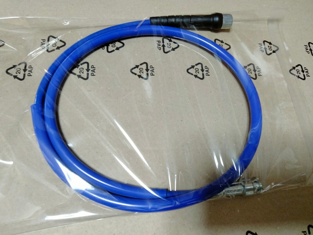 送料込みHONDA CB750F スピードメーター ワイヤー ケーブル ブルー 青拍卖