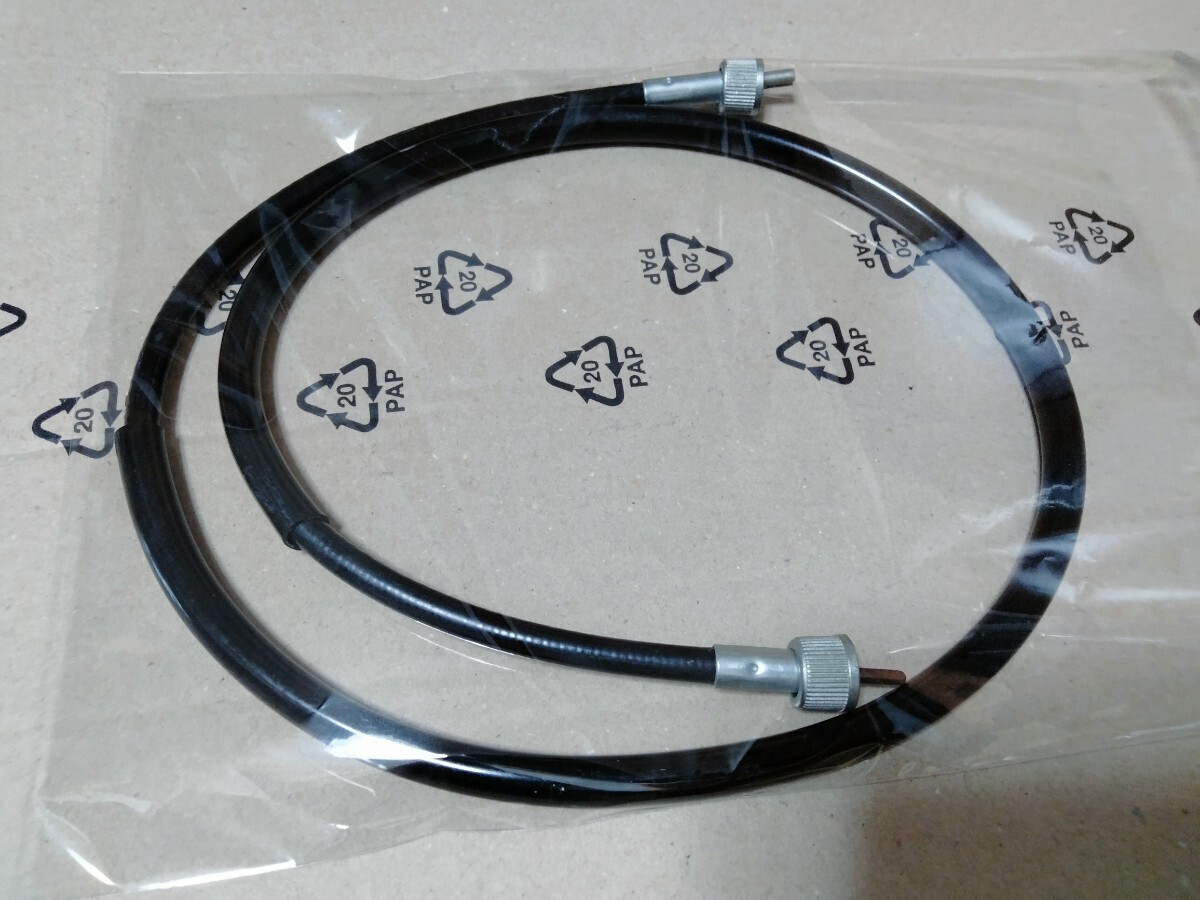 NTS送料込み KAWASAKI GPZ250 ベルトドライブスピードメーター ワイヤー ケーブル 黒 新品拍卖