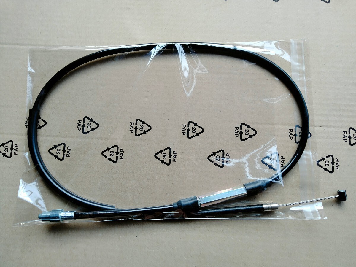 送料込み KAWASAKI KH250 KH400 20cmロング クラッチ ワイヤー ケーブル 新品 黒 拍卖