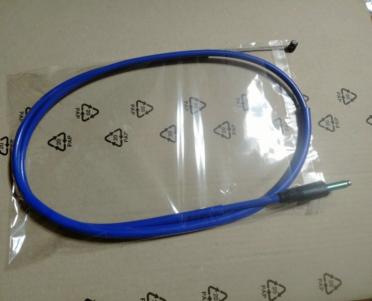 送料込み SUZUKI GS400 GS425 GS400L 15cmロング クラッチ ワイヤー ケーブル ブルー色 拍卖