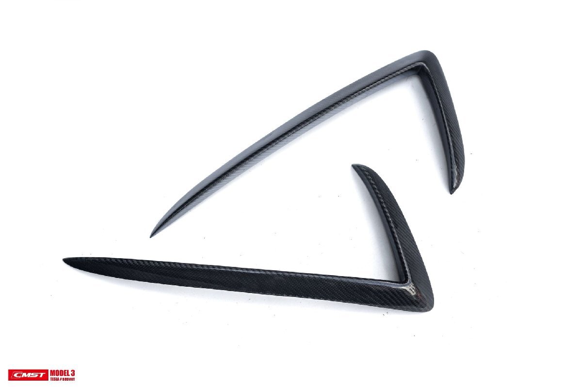 【正規品】CMST Tuning テスラ モデル3 フェンダーカナード / Tesla Model3 Model 3 fender canard 2019-on拍卖