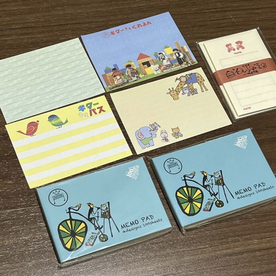 【新品】寺西化学 ギター メモパッド GME100 100周年記念メモパッド ギタークレヨン ペンテル そえぶみ 昭和レトロ レトロ拍卖