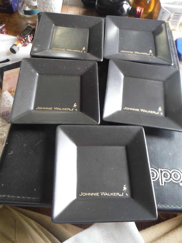 ジョニーウォ-カー  販促品 小皿  5 枚拍卖