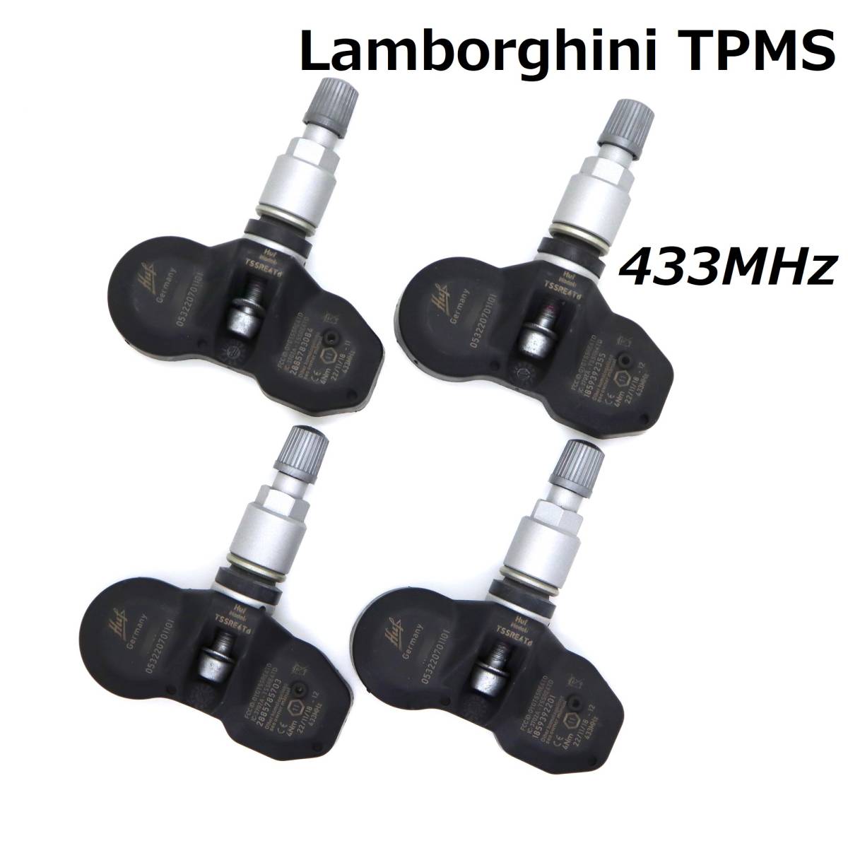 【在庫有】 ランボルギーニ 純正同等品 並行車専用 433MHz 新品 TPMS 空気圧センサー アヴェンタドール ウラカン ムルシエラゴ ガヤルド拍卖