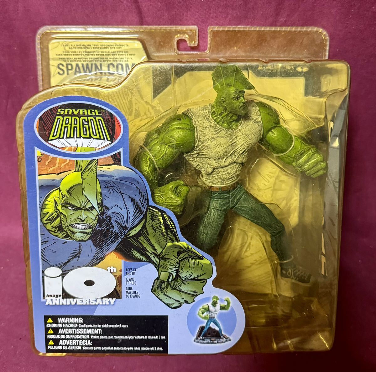 '02 McFARLANE TOYS『IMAGE COMICS 10th ANNIVERSARY』THE SAVAGE DRAGON アクションフィギュア サベージ・ドラゴン マクファーレン SPAWN拍卖