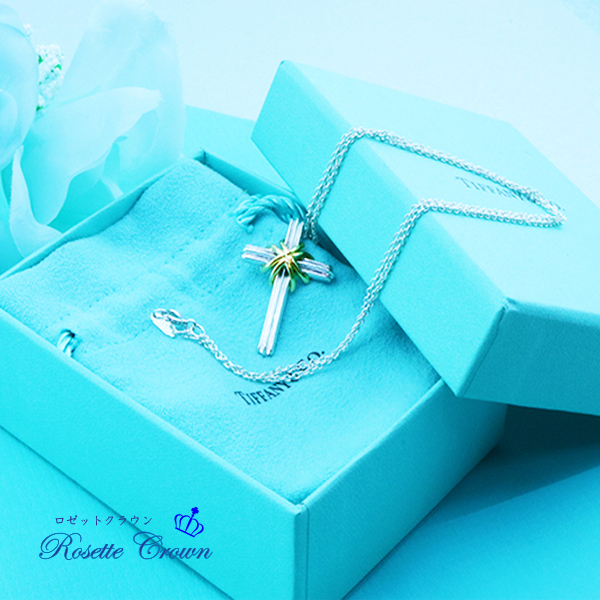 ◆新品◆値下げ交渉 は 質問で◆未使用◆ティファニー◆シグネチャークロスネックレス◆拍卖