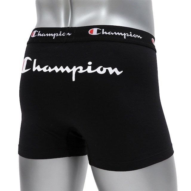 TE/Champion(チャンピオン) スクリプトロゴ ボクサーブリーフ ブラック CM6-P206 LLサイズ拍卖