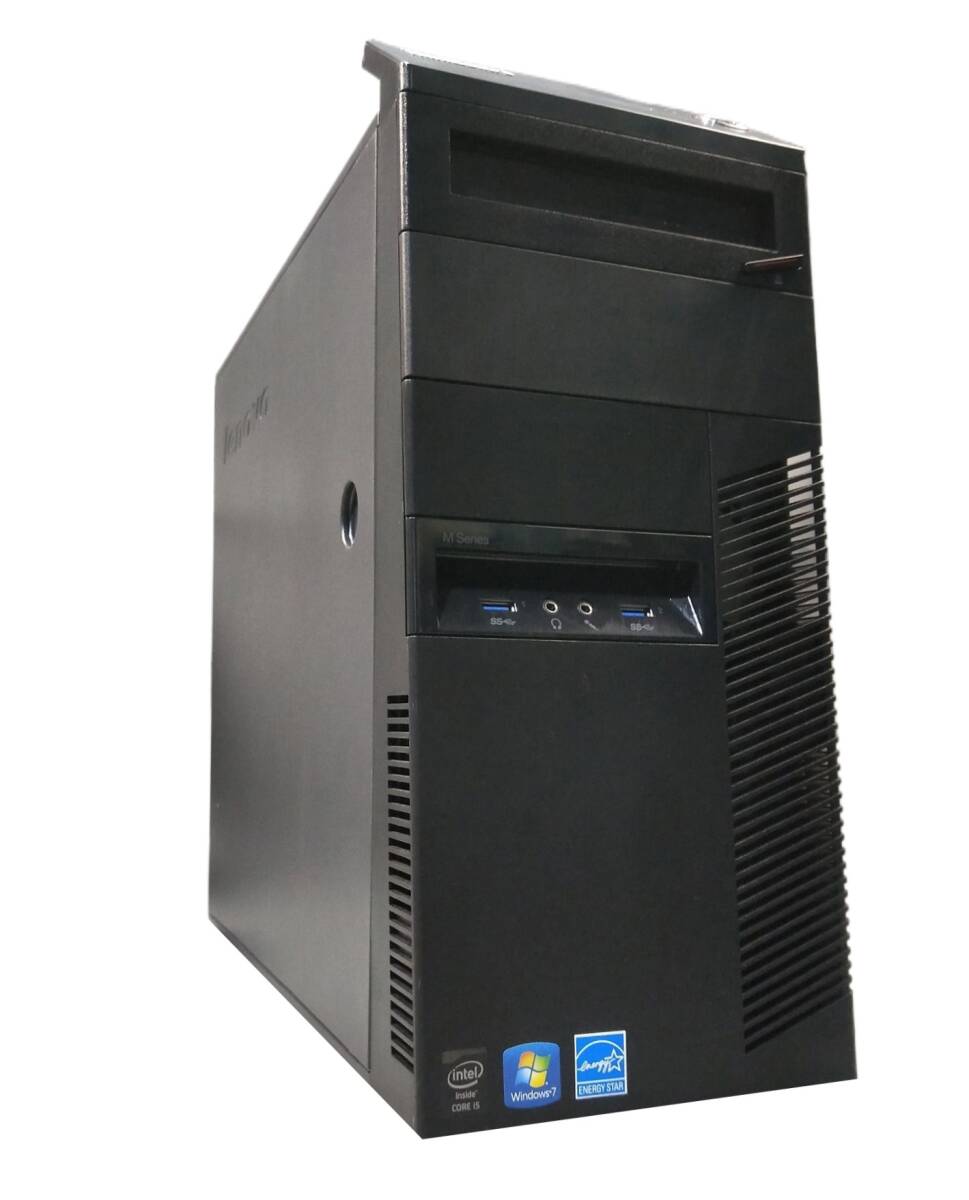 ■驚速SSD LENOVO M83 i7-4770 3.4GHz x8/8GB■SSD128GB+HDD2000GB Win11/Office2021 Pro/USB3.0/無線追加/DP■I052321拍卖