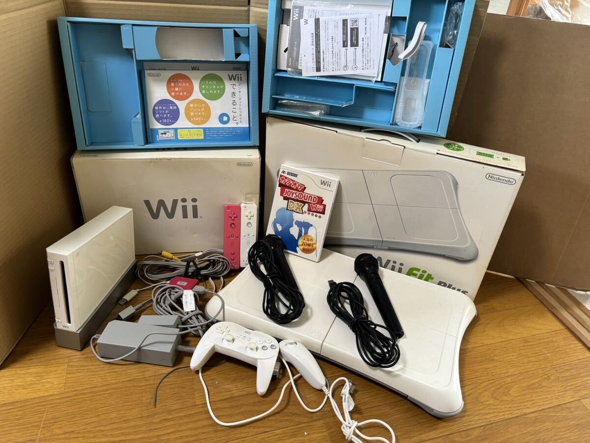 Wii 一式 バランスボードジョイサウンド Wii付拍卖