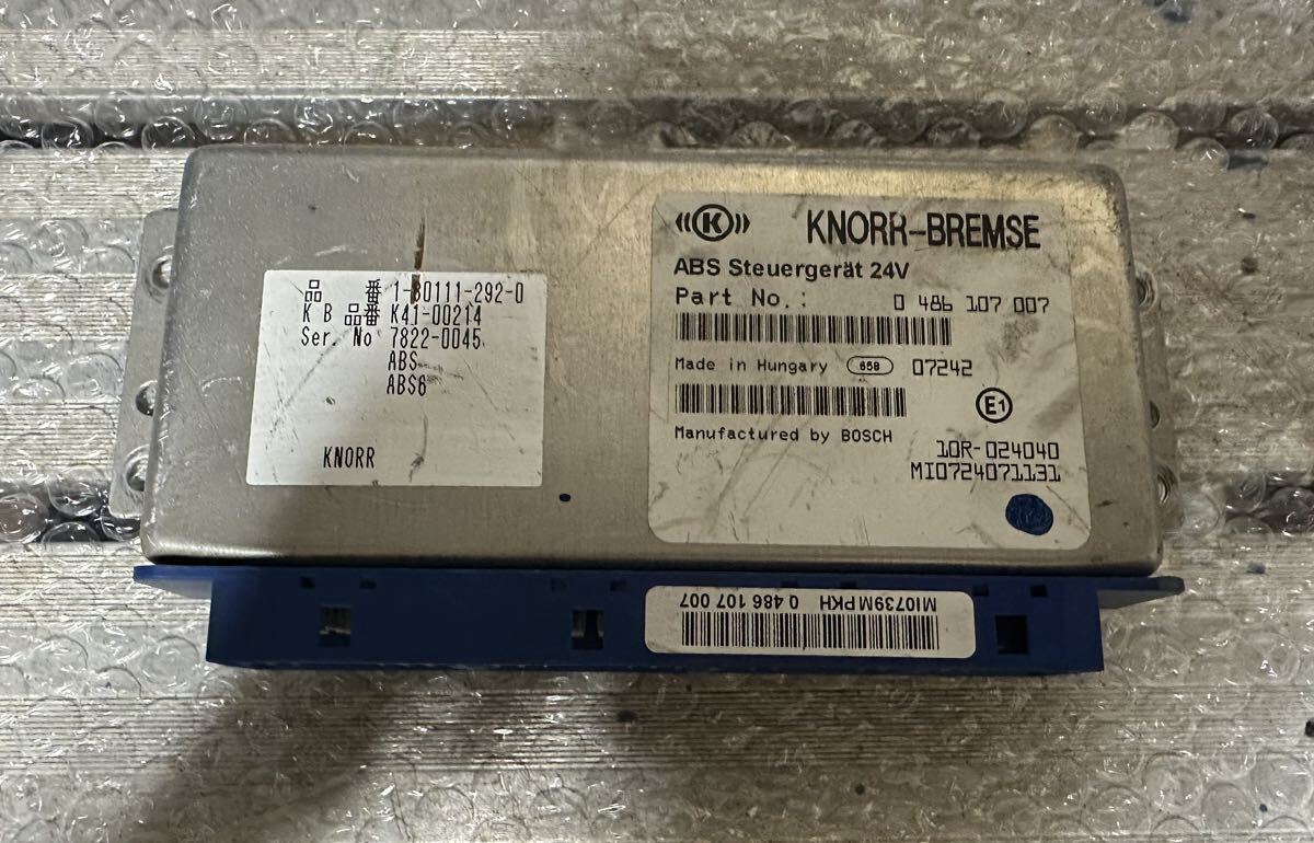 いすゞ ギガ ABS ユニット コンピュータ コントローラコンピュータ 1-80111-292-0拍卖