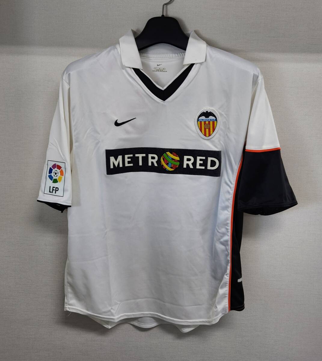 01-02バレンシア VCF Valencia(H)#21 アイマール Aimar 半袖 nike リーガ仕様 L拍卖