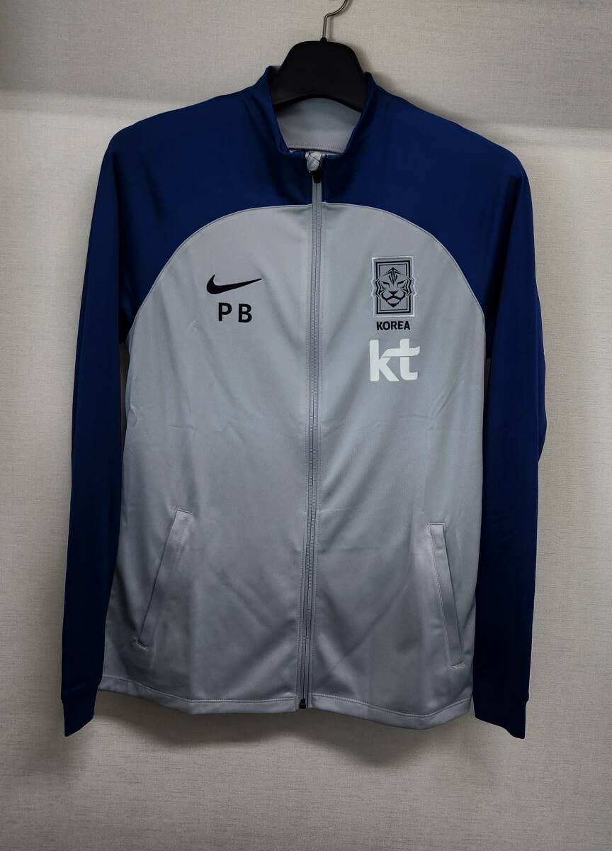 22-23韓国 KFA Strike Dryfit ロングスリーブ ドリル トップ(GR) 長袖 Nike正規 パウロ・ベント仕様 M・L拍卖