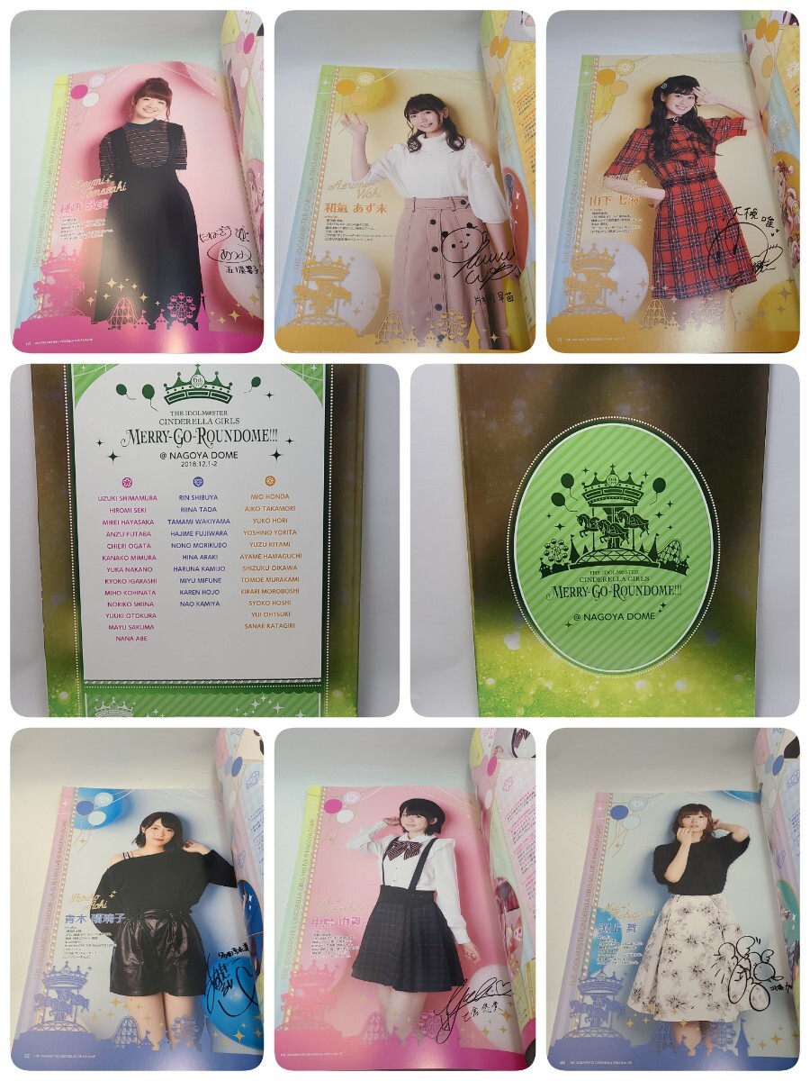 ② THE IDOLM@STER CINDERELLA GIRLS 6thLIVE MERRY-GO-ROUNDOME!!! 公式パンフレット (ナゴヤドームVer.) 声優 種崎敦美 青木瑠璃子拍卖