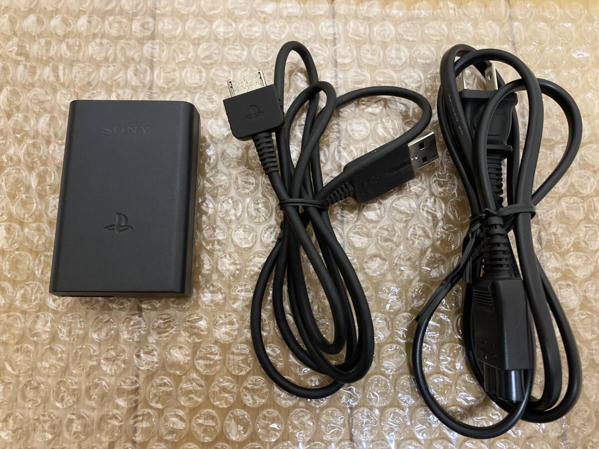 即決! PlayStation PS Vita 1000 純正 PCH-ZAC1 充電器 ACアダプター 電源コード USBケーブル拍卖