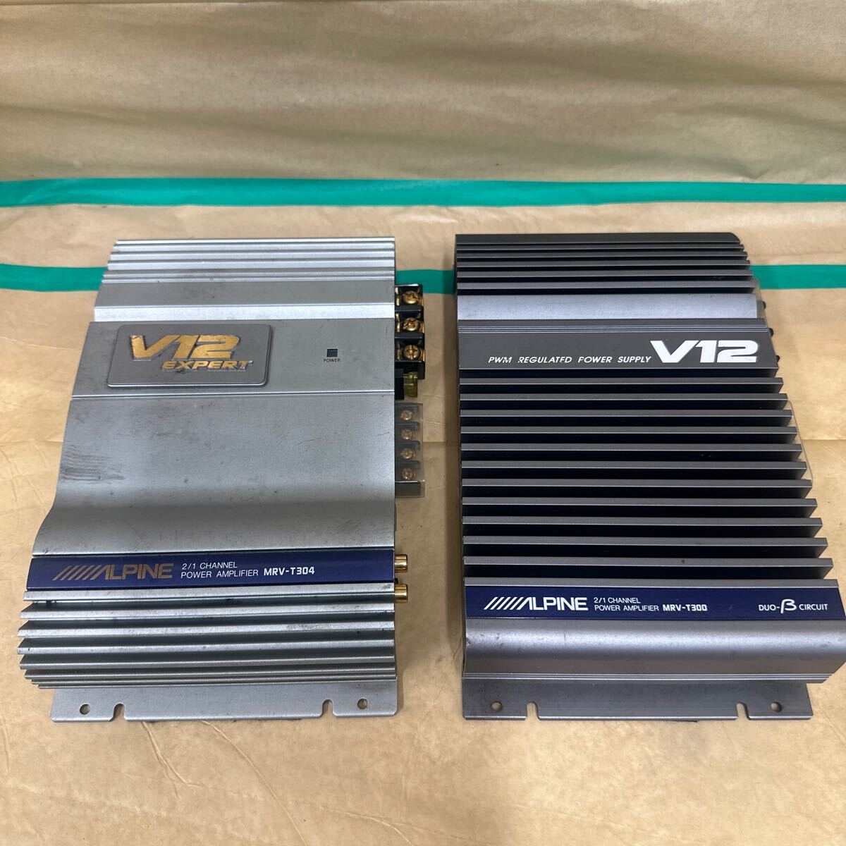 ALPINE パワーアンプ MRV-T300 MRV-T304 2台セット拍卖