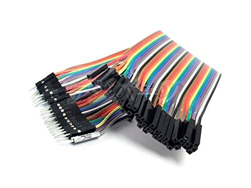 ★★ブレッドボード?ジャンパーワイヤ(メス-オス)(20cm)40本 1 個拍卖