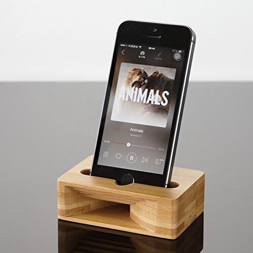 ★★ 天然木製スピーカー スマホホルダー オリジナル工芸品 電源不要 アウトドアでも活躍 SAMSUNG/iPhoneに対応拍卖
