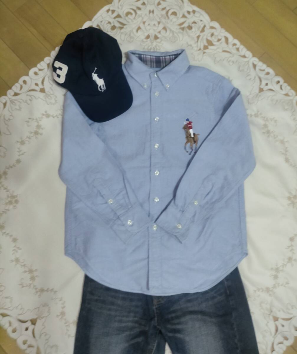 ラルフローレンビッグポニー長袖シャツ(150)拍卖