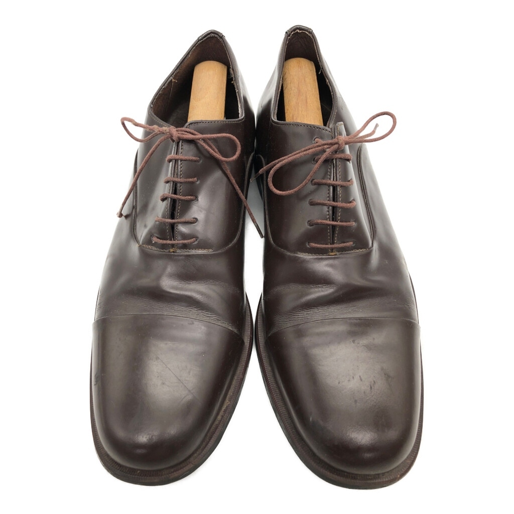 ANDREA ストレートチップ レザーシューズ ダークブラウン (メンズ 27.5cm相当) 中古 古着 KA1088拍卖