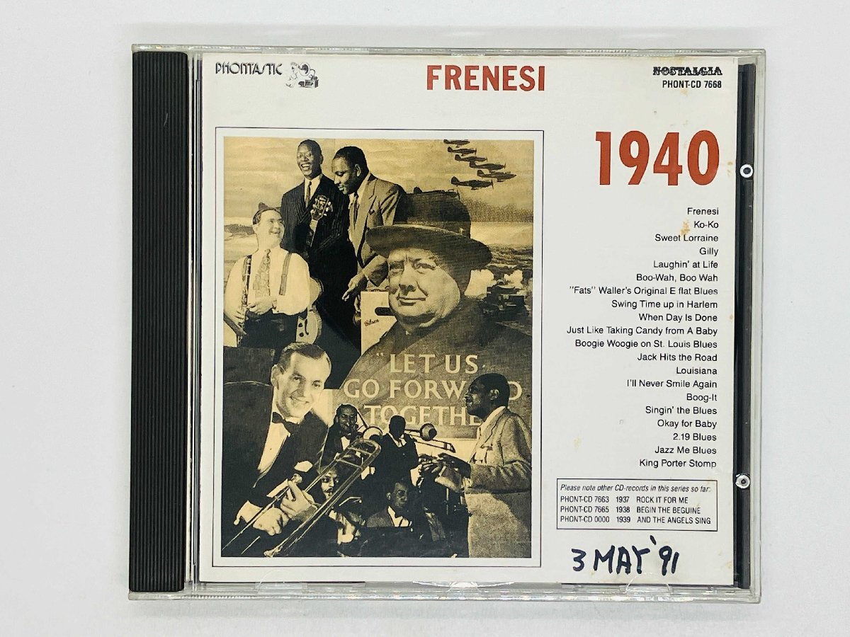 即決CD 1940 FRENESI / Ko-Ko , Sweet Lorraine , Gilly , Louisiana / PHONT-CD 7668 書込みあり X37拍卖