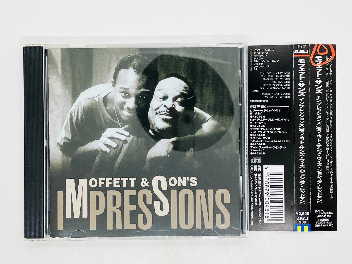 即決CD MOFFETT & SON'S / IMPRESSIONS / モフェット&サンズ インプレッションズ / 帯付き ABCJ239 Z15拍卖