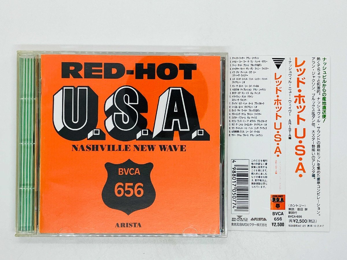 即決CD RED HOT USA / NASHVILLE NEW WAVE / ARISTA レッド・ホット 帯付き BVCP656 R04拍卖