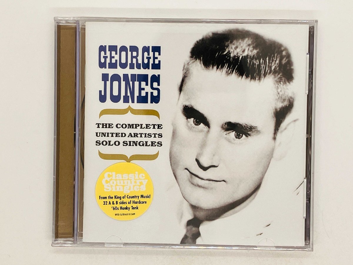 即決CD 未開封 GEORGE JONES / THE COMPLETE UNITED ARTISTS SOLO SINGLES ジョージ・ジョーンズ DVCD-55 X32拍卖