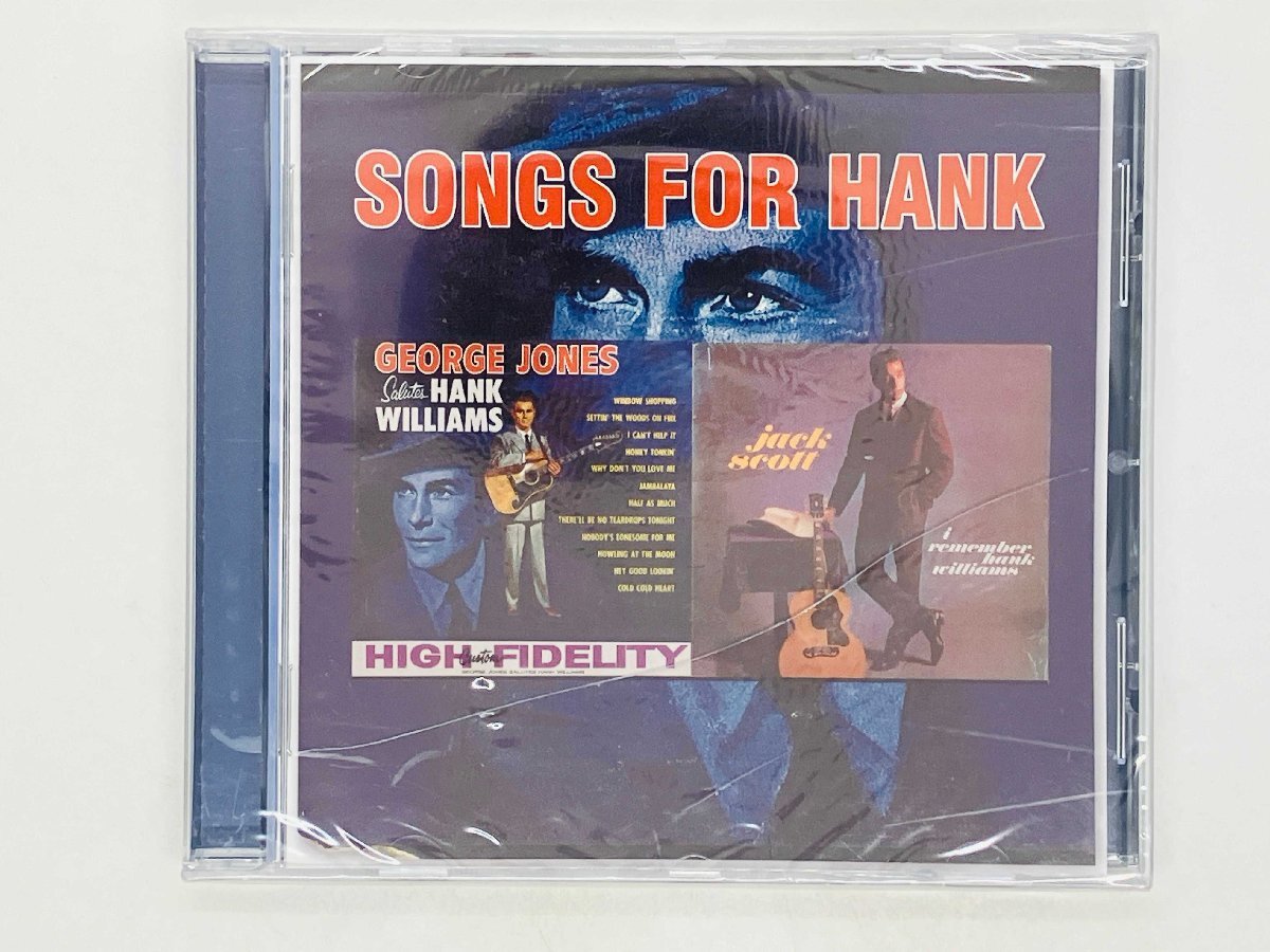即決CD 未開封 ヒビアリ SONGS FOR HANK / RIGHTEOUS PSALM 23:66 / HEORGE JONES , HANK WILLIAMS X33拍卖