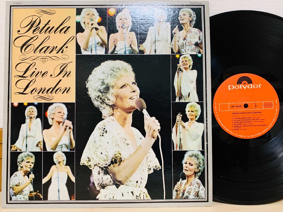 即決LP PETULA CLARK LIVE IN LONDON / ペトゥラ・クラーク / ライヴ・イン・ロンドン / 国内盤 ライナー付き MP 2434 L19拍卖