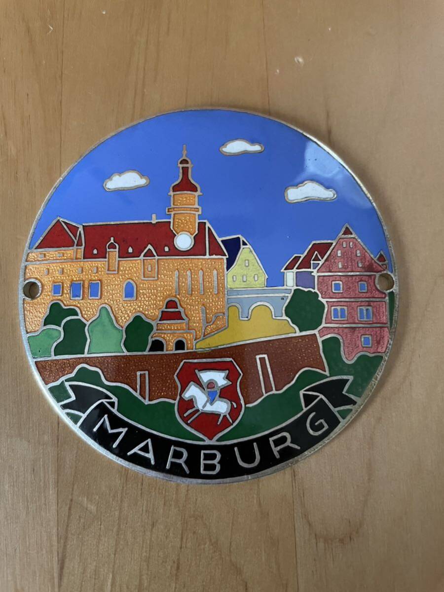 ドイツ マールブルク カーバッジ グリルバッジ 検索 セントクリストファー ミニ アルファロメオ ADAC ADO16 BMW ポルシェ 1960年代 当時物拍卖