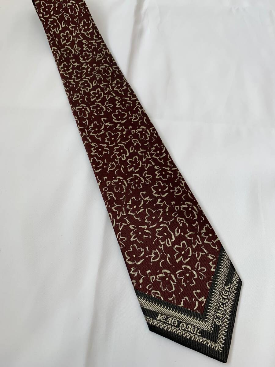 Jean Paul GAULTIER ジャンポールゴルチエ ゴルチェ 花柄 ネクタイ アクセサリー アーカイブ 未使用 archive tie accessory拍卖