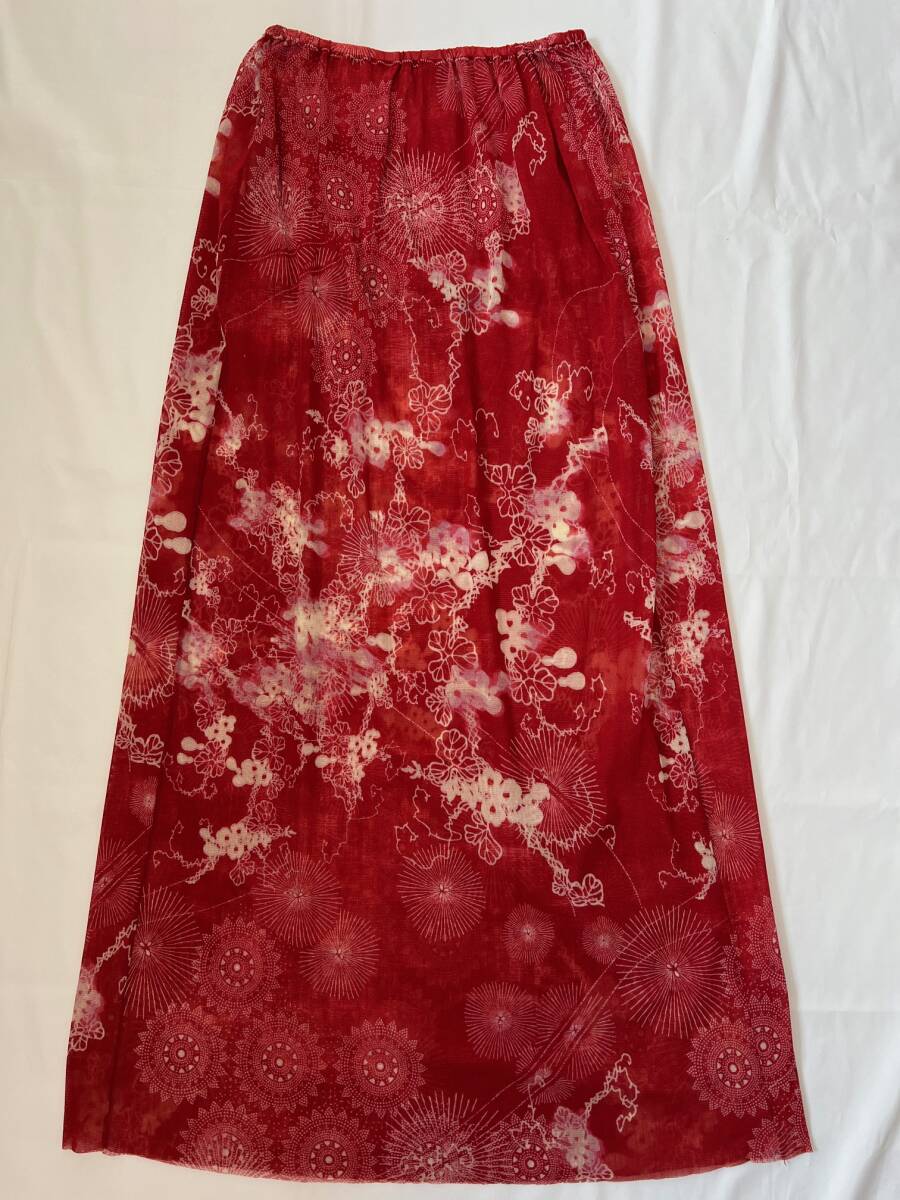 Jean Paul GAULTIER ジャンポールゴルチエ ゴルチェ メッシュ パワーネット 赤 スカート アーカイブ archive mesh skirt拍卖