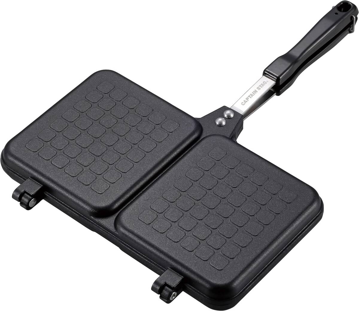 【新品】 キャプテンスタッグ BBQ用 キャストアルミ ホットサンドトースター ホットサンドメーカー フラット・ツイン・直火用拍卖