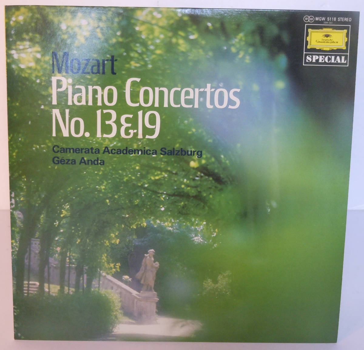 90602P 12LP★ゲザ・アンダ/ザルツブルク・モーツァルテウム管弦楽団/ピアノ協奏曲 第13番 ハ長調 第19番 ヘ長調/Grammophon★MGW 5118 拍卖