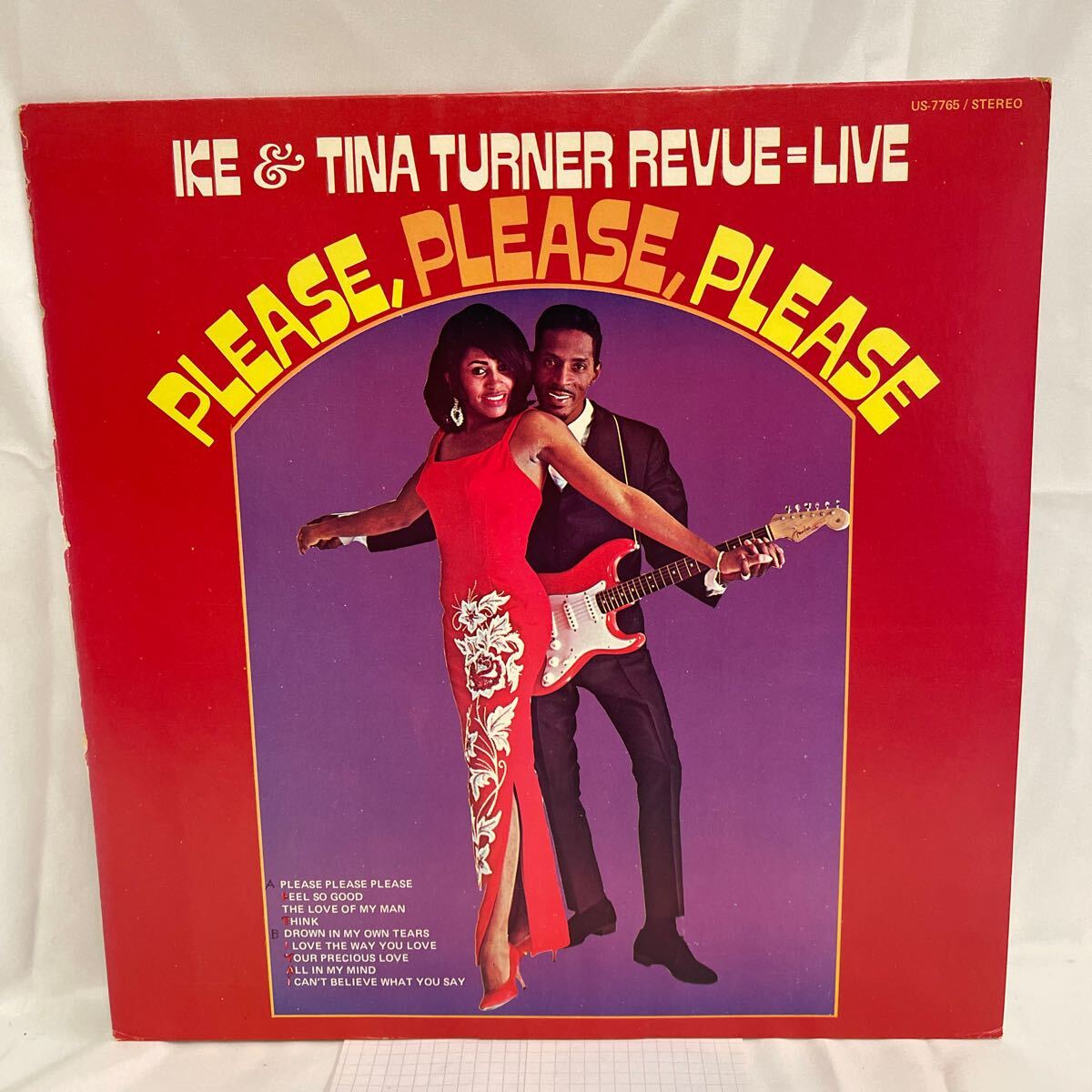 40609N 輸入盤12inch LPレコード★IKE AND TINA TURNER REVUE LIVE /PLEASE,PLEASE,PLEASE ★US-7765拍卖