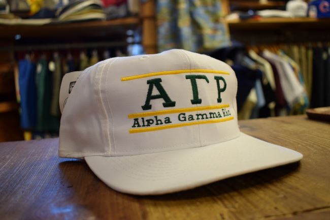 デッドストック品未使用品90SビンテージThe gameギリシャ文字スナップバックキャップ白ホワイト友愛団体アメカジストリートカレッジh24719拍卖