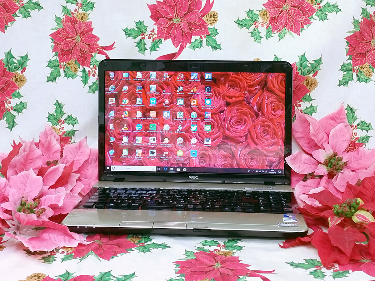 2世代Core-i5/極上品/NEC LAVIE ゴールド色/ソフト多数/テレワーク可能/新品爆速SSD256/高速メモリ8GB/新Win11搭載/DVD焼き/オフィス !拍卖