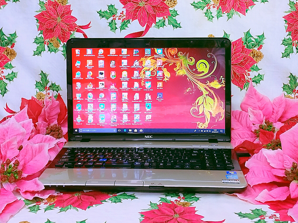 2世代Core-i5/極上品/NEC LAVIE 大人気ゴールド色/ソフト多数/テレワーク可能/新品爆速SSD256/高速メモリ8GB/Win11搭載/DVD焼き/オフィス 拍卖