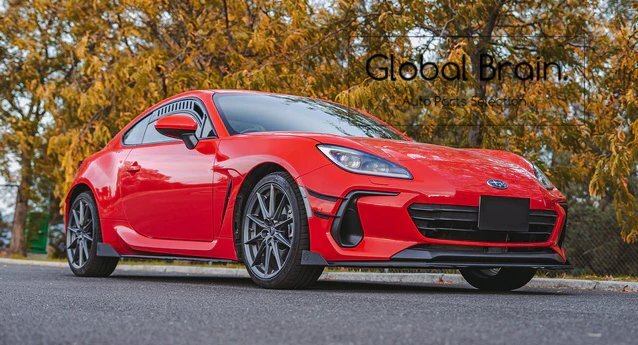 スバル BRZ ZD8 フロント リップ スプリッター用 ウィングレット / リップ エプロン バンパー ディフューザー拍卖