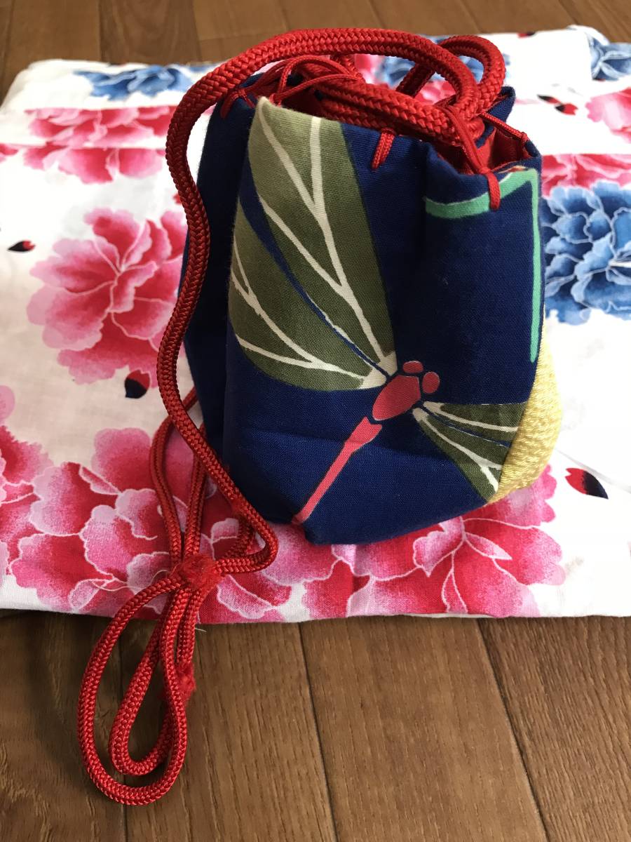 ★小さい和装レトロなバッグ 着物 浴衣 トンボ柄★拍卖