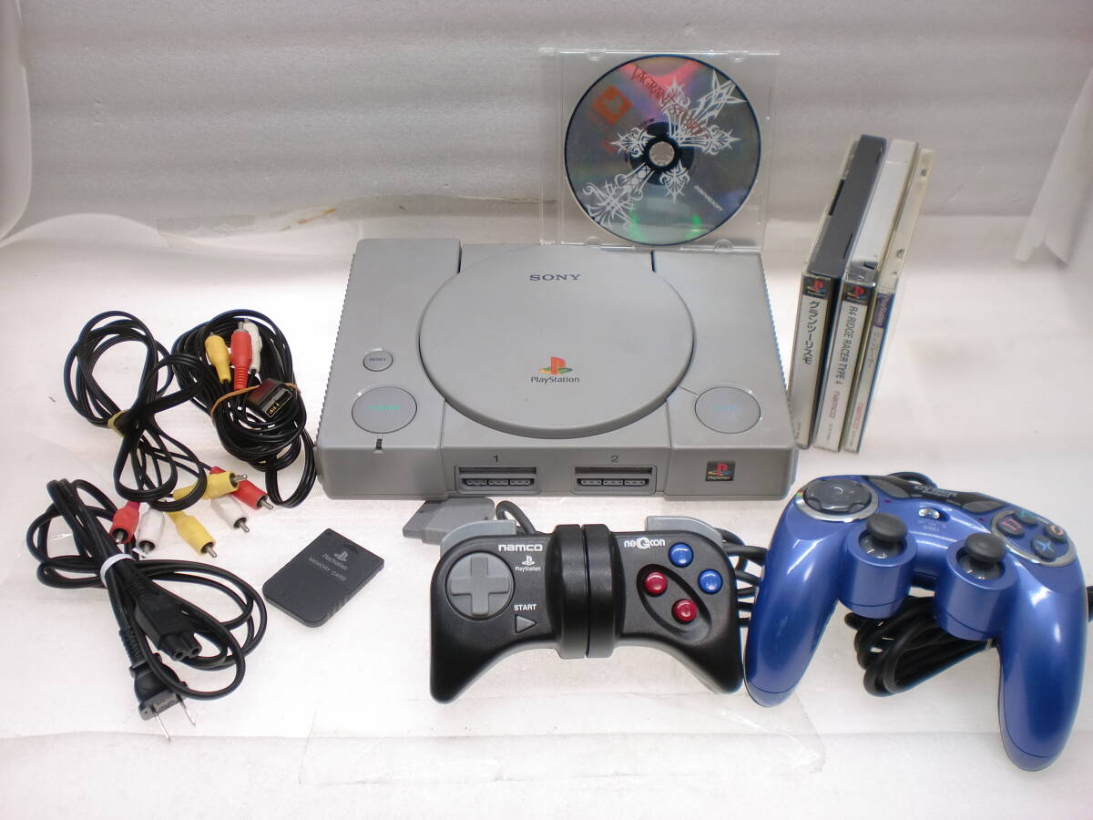 2406011 プレイステーション本体 ねじコン グランツーリスモ リッジレーサー他 現状品拍卖